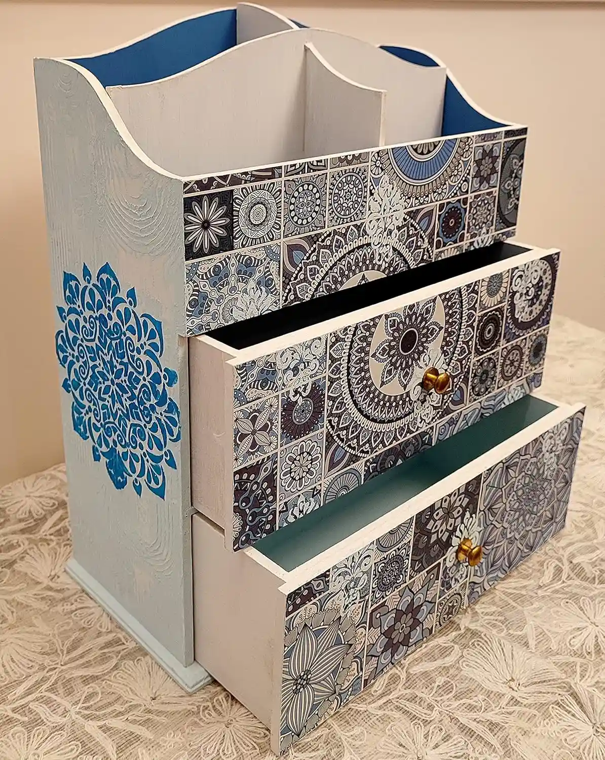 Multi Drawer Vintage Chest – Handcrafted - Image 2